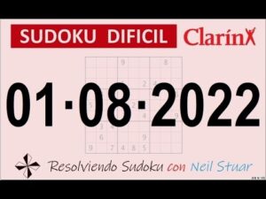 Sudoku difícil 01/08/2022
